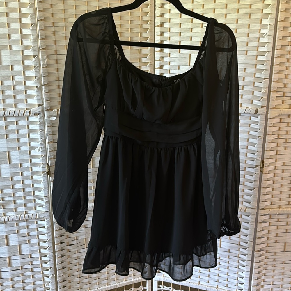 Windsor Black Flowy Dress